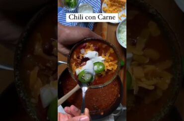 Chili Con Carne - #healthy hearty and delicious! #chili #recipe #shorts #foodie #comfortfood #food
