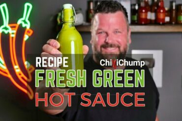 Fresh Green Chilli Sauce Recipe