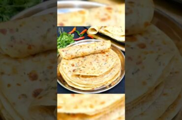 Chili Garlic Paratha Recipe #shorts