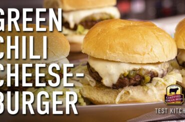 Green Chili Grilled Cheeseburger Recipe