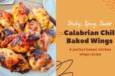 Baked Calabrian Chili Chicken Wings (Tutorial)