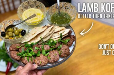 Better Than Takeaway! Lamb Kofta Kebab Recipe, Roti/Chapati, Homemade Chilli Sauce, Hummus & More...