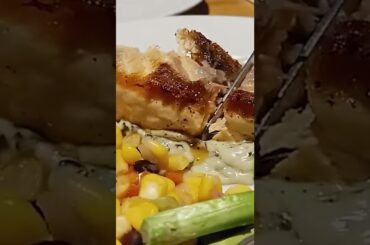 Lemon Caper Salmon at Chili's #shorts #food