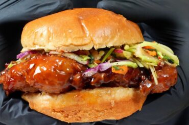 Sweet Chili Fried Chicken Sandwich #SHORTS