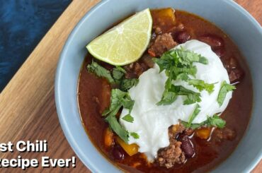 Best Chili Recipe | Slow Cooker Chili Recipe