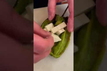 The Best Chili Relleno | cheese stuffed pepper