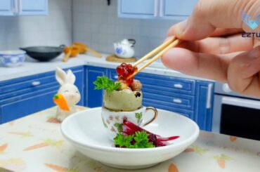 Learn Making Mini Stir fried Minced Pork with Caviar and Pickles Recipe / Food Cooking
