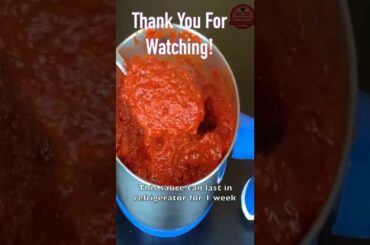 This Red Sauce helped me in many recipes | 3 ingredient | Tomato Chili sauce #delishkitchenette