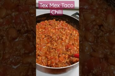 How To Make The Best Tex Mex Taco Chili #food #tasty #chili