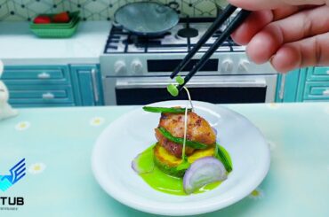 Step by Step Miniature Pan fried Lamb with Lemon Chili Sauce Recipe / Food Cooking