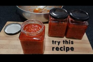 How to make chilli sauce/ chilli sauce recipe/schezwan sauce recipe
