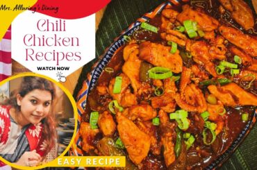 Chicken recipes| Chicken chili recipe| How to make chili chicken- Kids Lunchbox Recipes