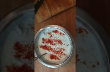 Cucumber green chili Raita#intefolo#summer#youtube #shorts