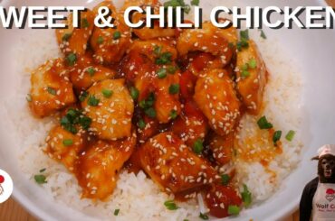 Sweet Chili Chicken Recipe by The Wolf Cook | Restaurant Style Sweet Chili Chicken with Rice