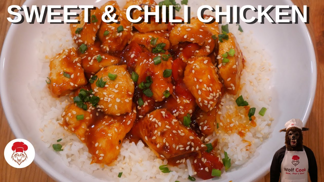 Sweet Chili Chicken Recipe by The Wolf Cook | Restaurant Style Sweet ...