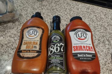 My parents live near this farm, so I pick up these hot sauces every time I visit them.