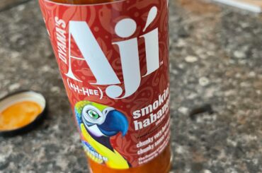 Dyana’s AJI smoked habanero sauce. Daaaammmnnn.