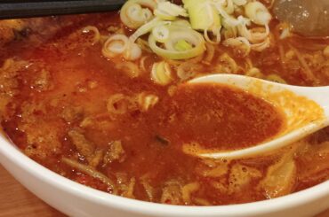 Ghost pepper ramen challenge at my local restaurant I tried out today