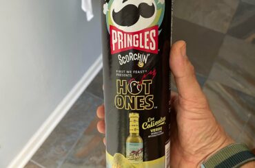 Los Calientes Verde. Definitely spicy! (and has QR code for Last Dab contest)