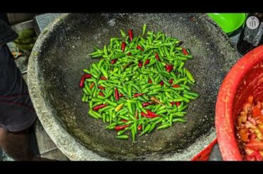 Spiciest Sambal in Indonesia | Sambal Pecak
