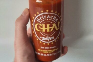 with the original Sriracha really hard to find. I tried this american version. it's actually really good. is just as spicy with a hint of tang to it
