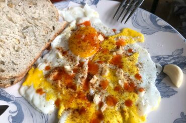 My spicy “add it all” egg