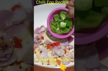 Chilli Egg Recipe #indianfood #foodblogger #shorts #shortsfeed