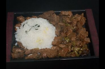 how to make Beef Dry Chilli Recipe || Beef chili dry with fried rice