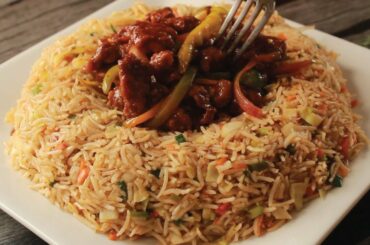 Beef Chilli Dry with Veg Fried Rice Recipe By Chef Hafsa | Hafsas Kitchen