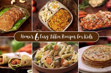 Tiffin Recipes for Kids | Quick and Easy Tiffin Ideas | Monday to Saturday Kids Breakfast Recipes