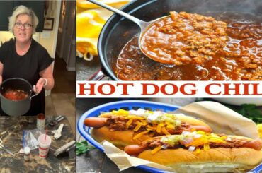 How To Make  Hot Dog Chili ||  Easy, Homemade Hot Dog Chili Recipe ||  MeMe's  Recipes 2022