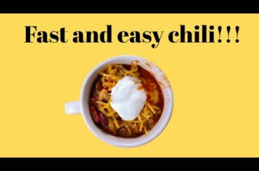 Campbells Two Bean Chili Recipe Review | Cook with Me