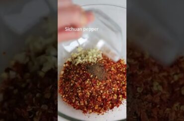 Chinese chili oil Do cist my profile for more recipes #shorts #youtubeshorts