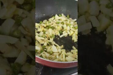 Green Chili Onion fry #shorts #shortsfeed #youtubeshorts #shortvideo