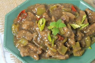 beef chilli dry recipe by cooking with rida asif| beef recipe| Bakra Eid special recipe #bakraeid