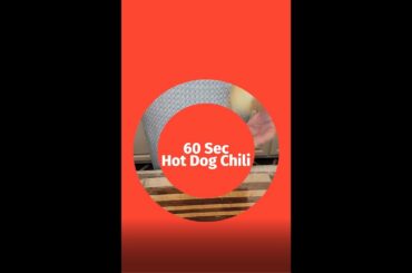BEST Quick Hot Dog Chili