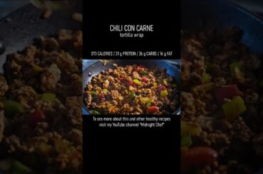 CHILI CON CARNE WRAP #shorts