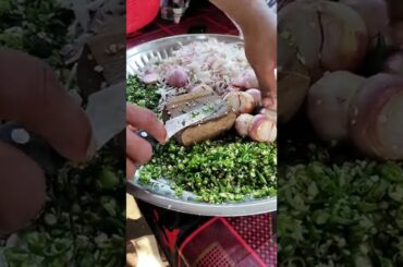 green chili cutting | #youtubeshorts