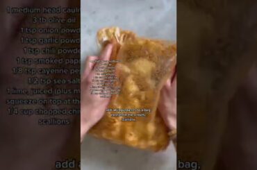 Delicious Chili Lime Cauliflower II Kalejunkie