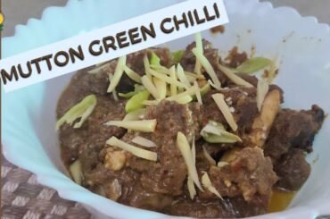Mutton Green Chili Recipe Eid Special 2022 - Green Chili Mutton Karahi Easy Recipe | Mirch Mutton
