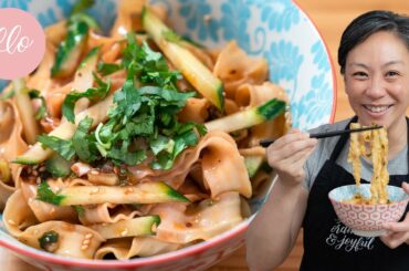 Garlic Chili Noodle Greatness in under 10 Minutes! - CHEAP eats