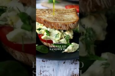 Deluxe Egg Salad Sandwich #recipe #shorts