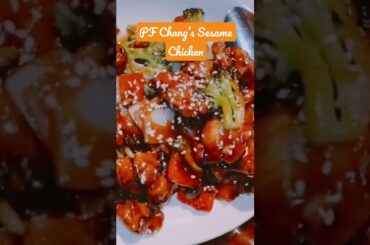Sweet- Spicy Chili Sauce PF Chang’s Sesame Chicken #chinesefood #delicious #shorts