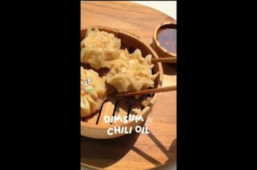 Dimsum and Chili oil recipe dumplings Chinese cuisine #shorts #subscribe