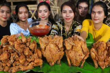 Amazing cooking Fried chicken with Chili sauce recipe - Fried chicken recipe