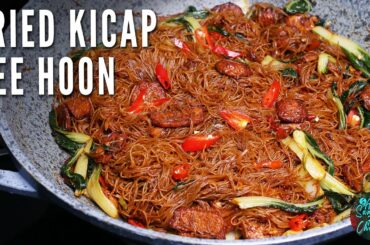 Fried Kicap Bee Hoon | Bihun Goreng Kicap | Soy Sauce Noodles | Noodles Recipe In Tamil