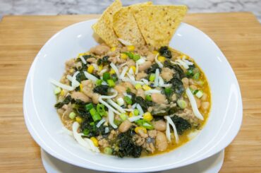Gluten Free Healthy White Chili with Chicken Recipe