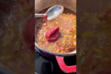 #Howto make a #gardentotable #vegetarianchili when you have #poblanopeppers. #garden #chili #cooking