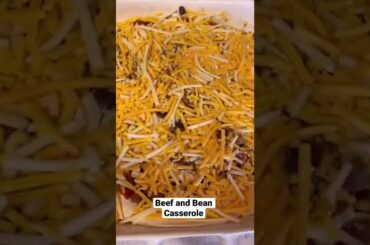Beef and Bean Casserole