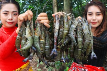 Yummy cooking fried shrimp with fish chili sauce recipe